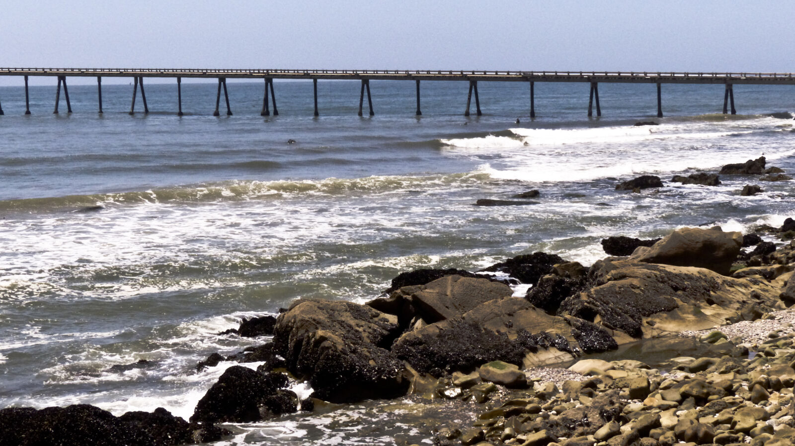 Panasonic Lumix DMC-FZ200 sample photo. Beach, california, low, tide photography