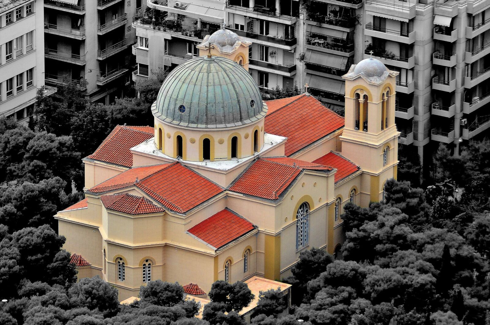 Nikon D7000 sample photo. Athena, churches, greece photography