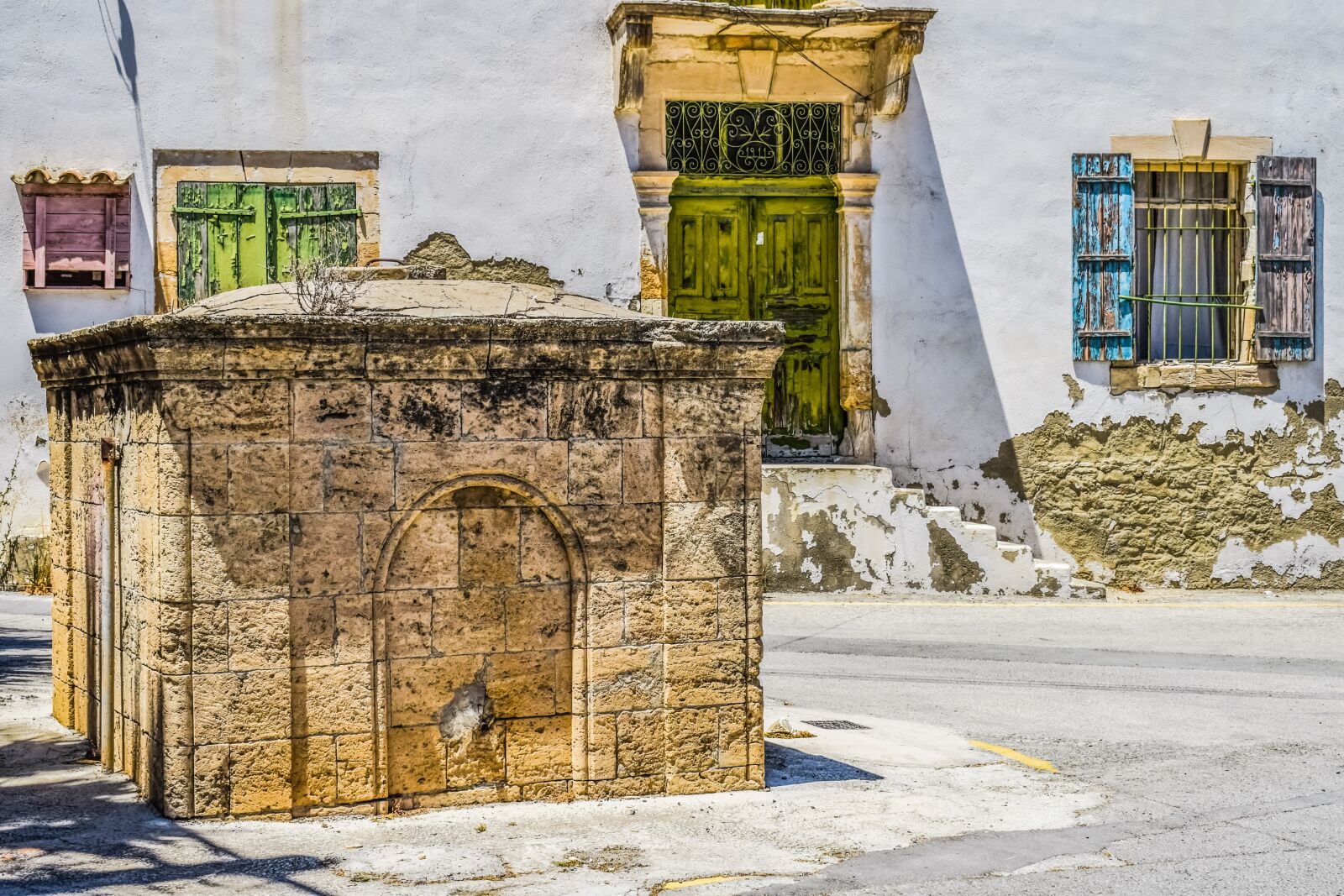 Nikon D3300 sample photo. Cyprus, athienou, water basin photography