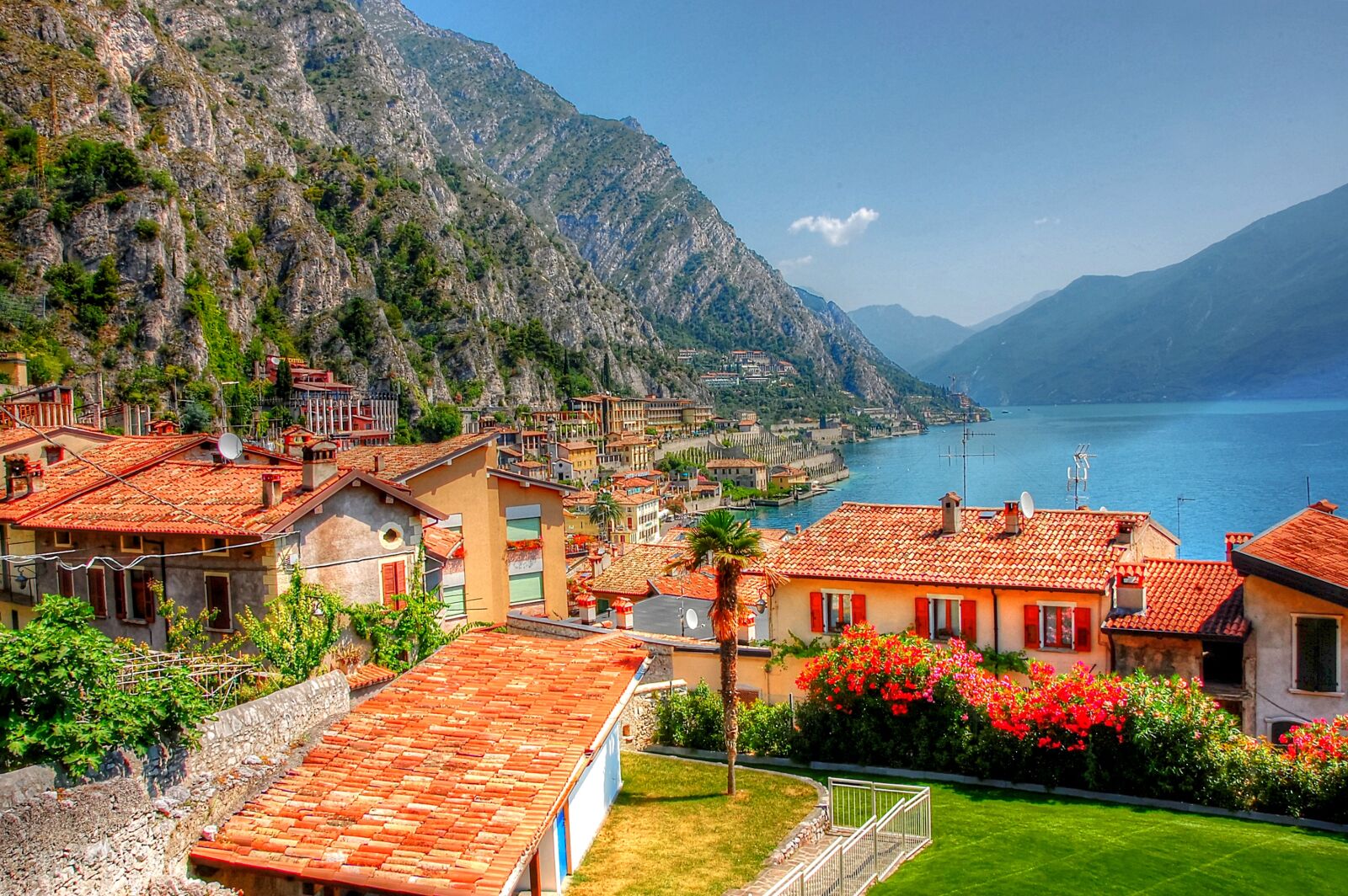 Nikon D40 sample photo. Limone, garda, italy photography