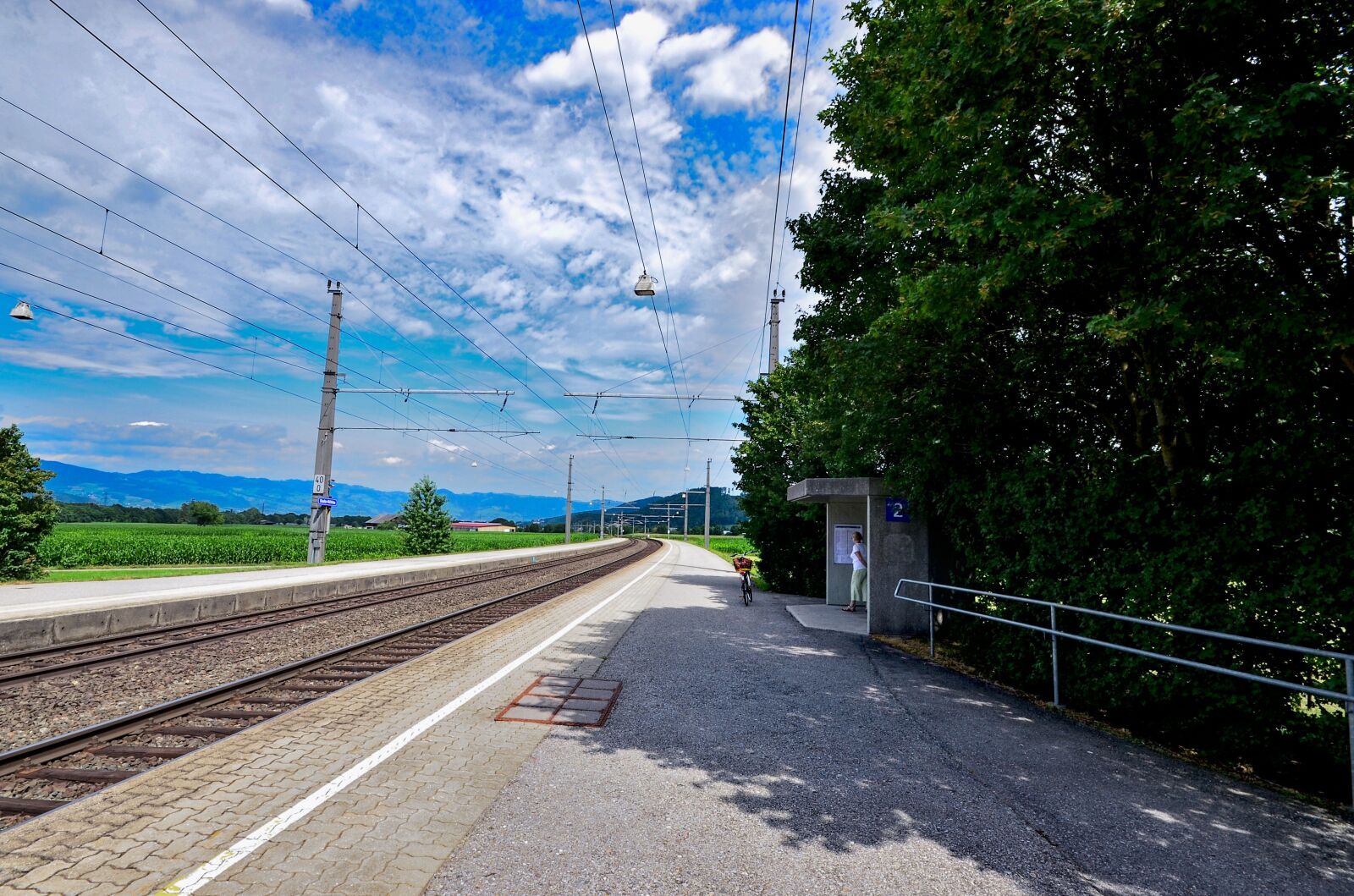 Nikon D7000 sample photo. Railroad track, stop, rail photography