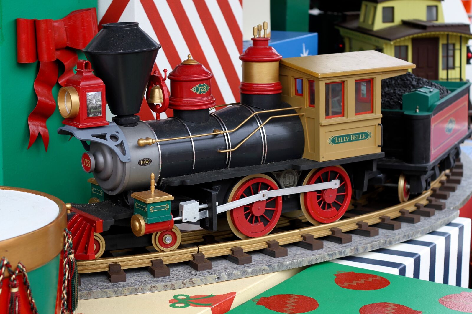 Canon EOS 7D sample photo. Christmas, toy, train photography