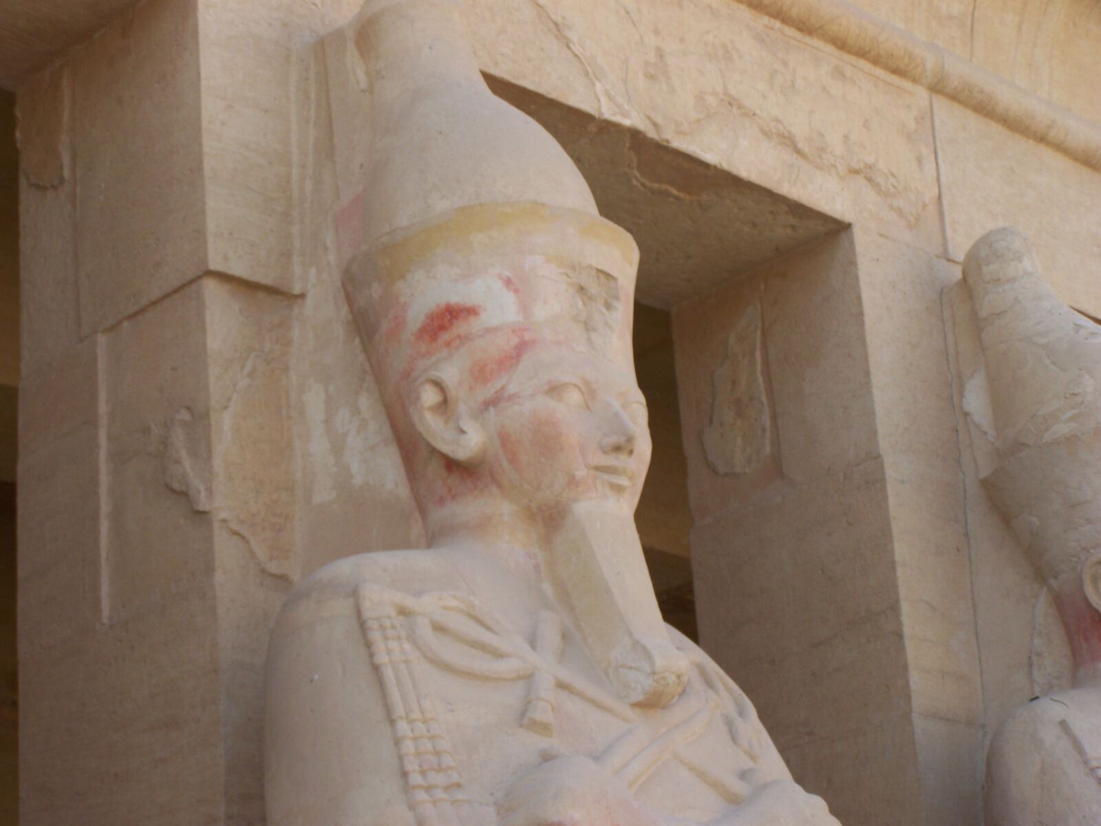 Kodak EASYSHARE ZD710 ZOOM DIGITAL CAMERA sample photo. Egypt, temple, statue photography