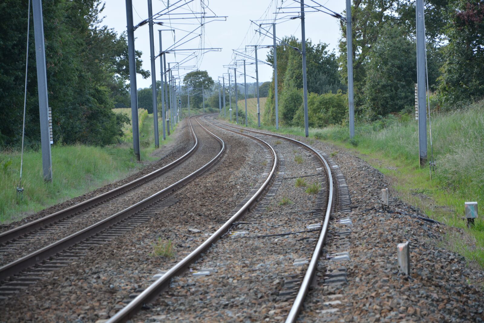 Nikon D5200 sample photo. Track, railway, train photography