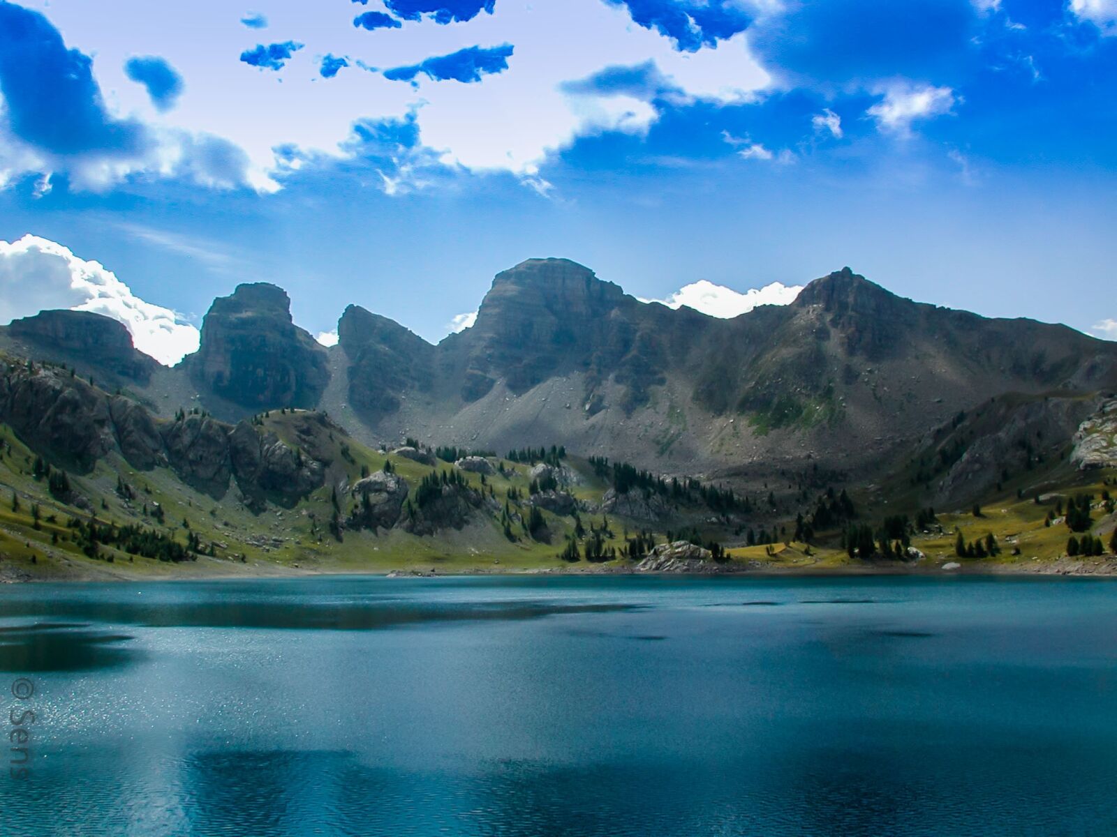 Nikon E990 sample photo. Nature, mountain, lake photography