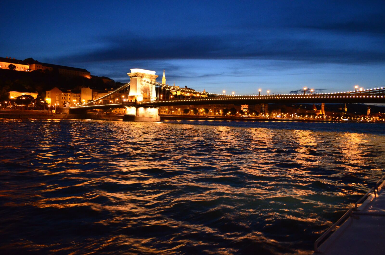 Nikon D5100 sample photo. City, river, night photography