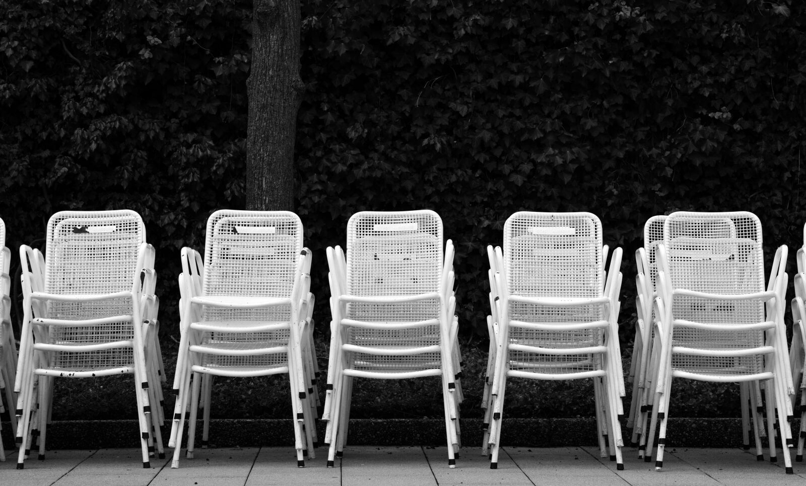 Nikon D3300 sample photo. Chair series, metal chairs photography