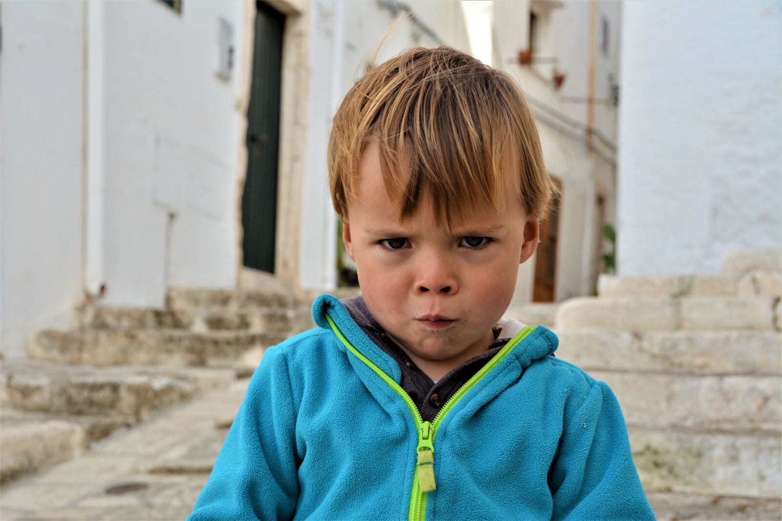 Nikon D7100 sample photo. Boy, pout, child photography