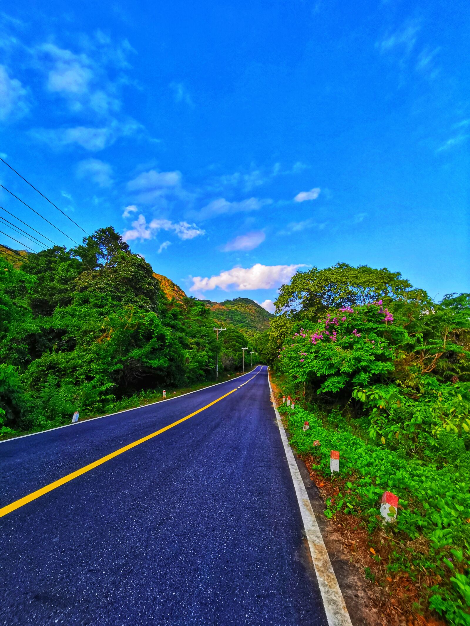HUAWEI HMA-L29 sample photo. Road, con dao island photography