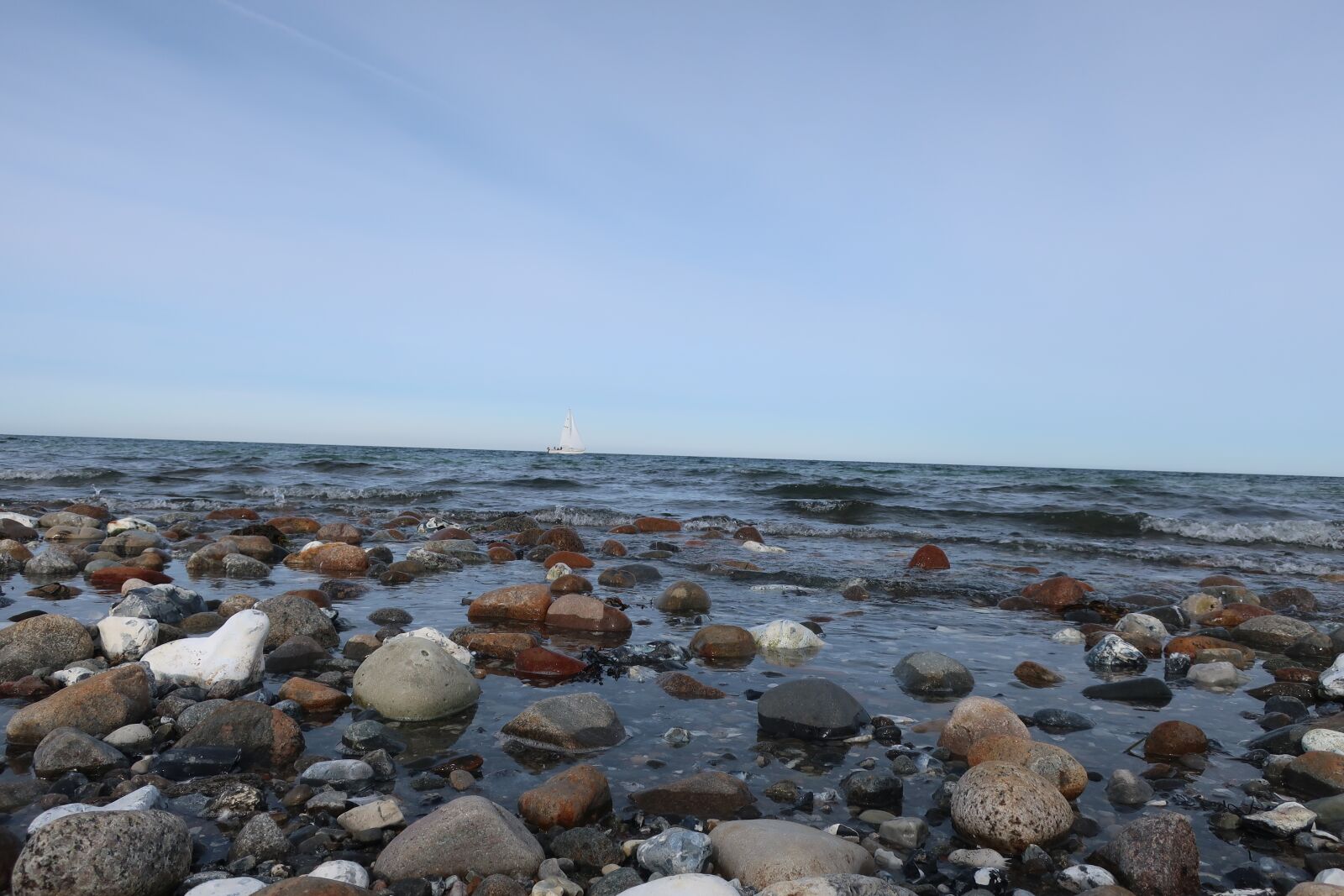 Canon PowerShot G9 X Mark II sample photo. Baltic sea, coast, stones photography
