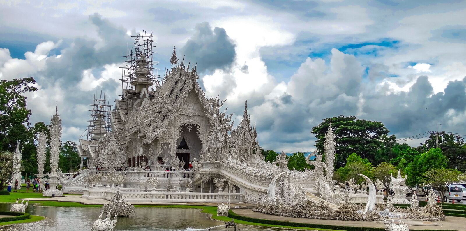 Sony Cyber-shot DSC-HX300 sample photo. White temple, thailand, architecture photography