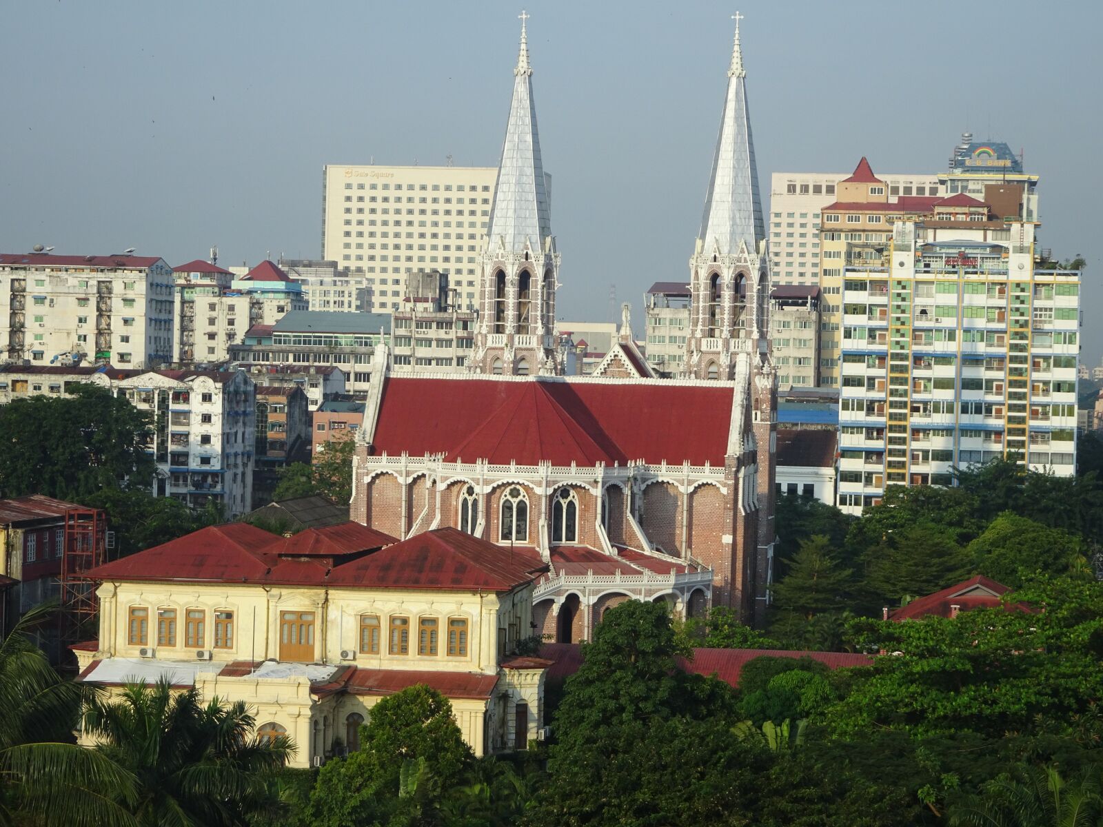 Sony Cyber-shot DSC-HX90V sample photo. Myanmar, church, view photography
