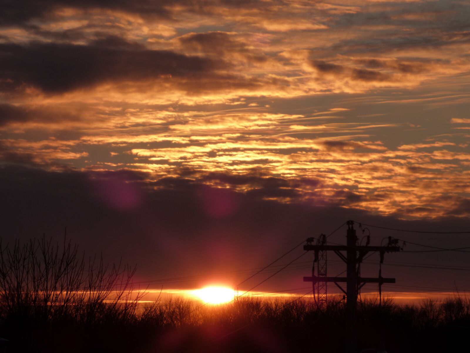 Panasonic Lumix DMC-FZ70 sample photo. Sunset, evening, sky photography
