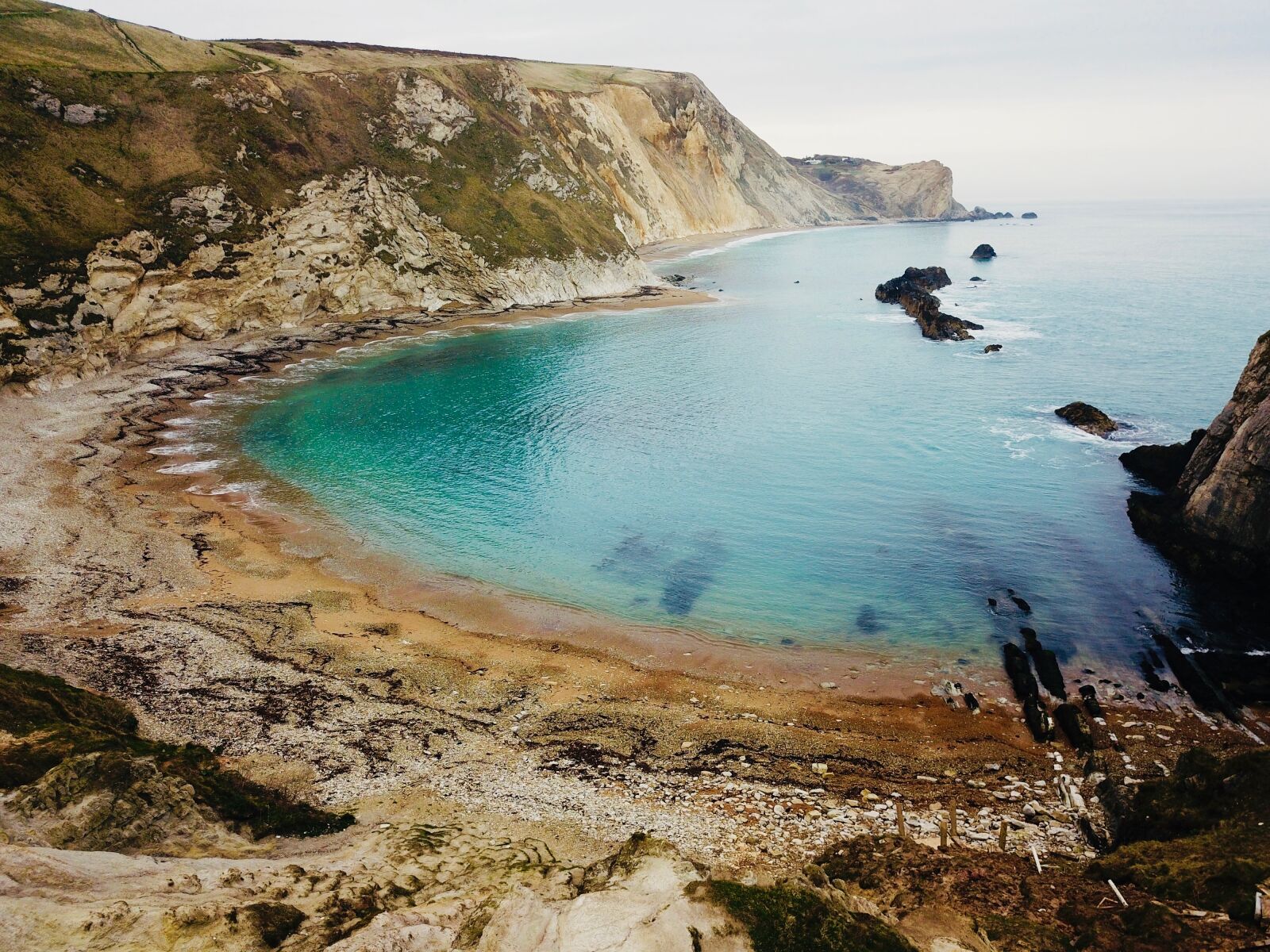 DJI FC220 sample photo. Durdle door, dorset, england photography