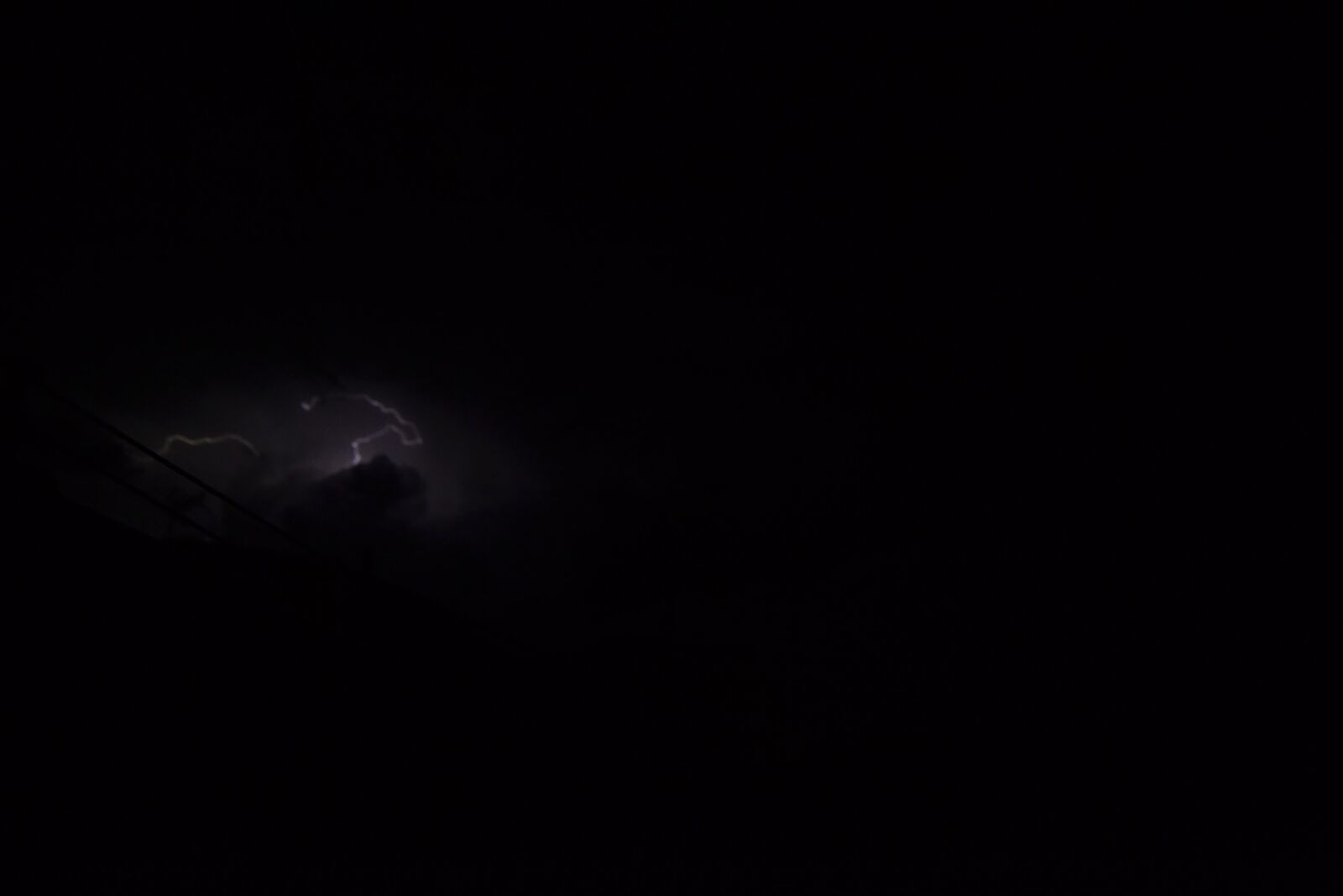 Nikon D3100 sample photo. Storm, sky, night photography