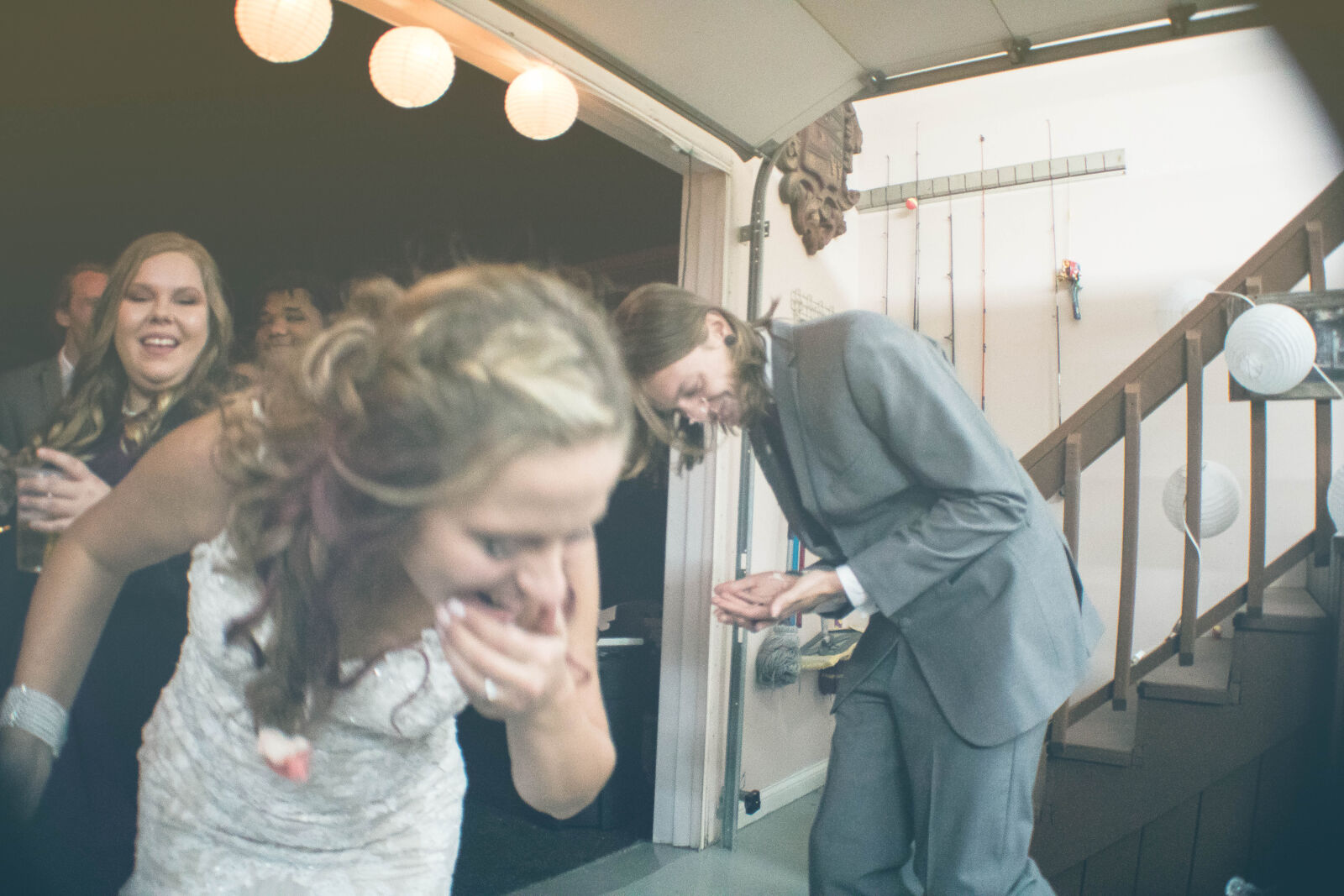 Canon EOS 750D (EOS Rebel T6i / EOS Kiss X8i) sample photo. Cake, funny, wedding photography