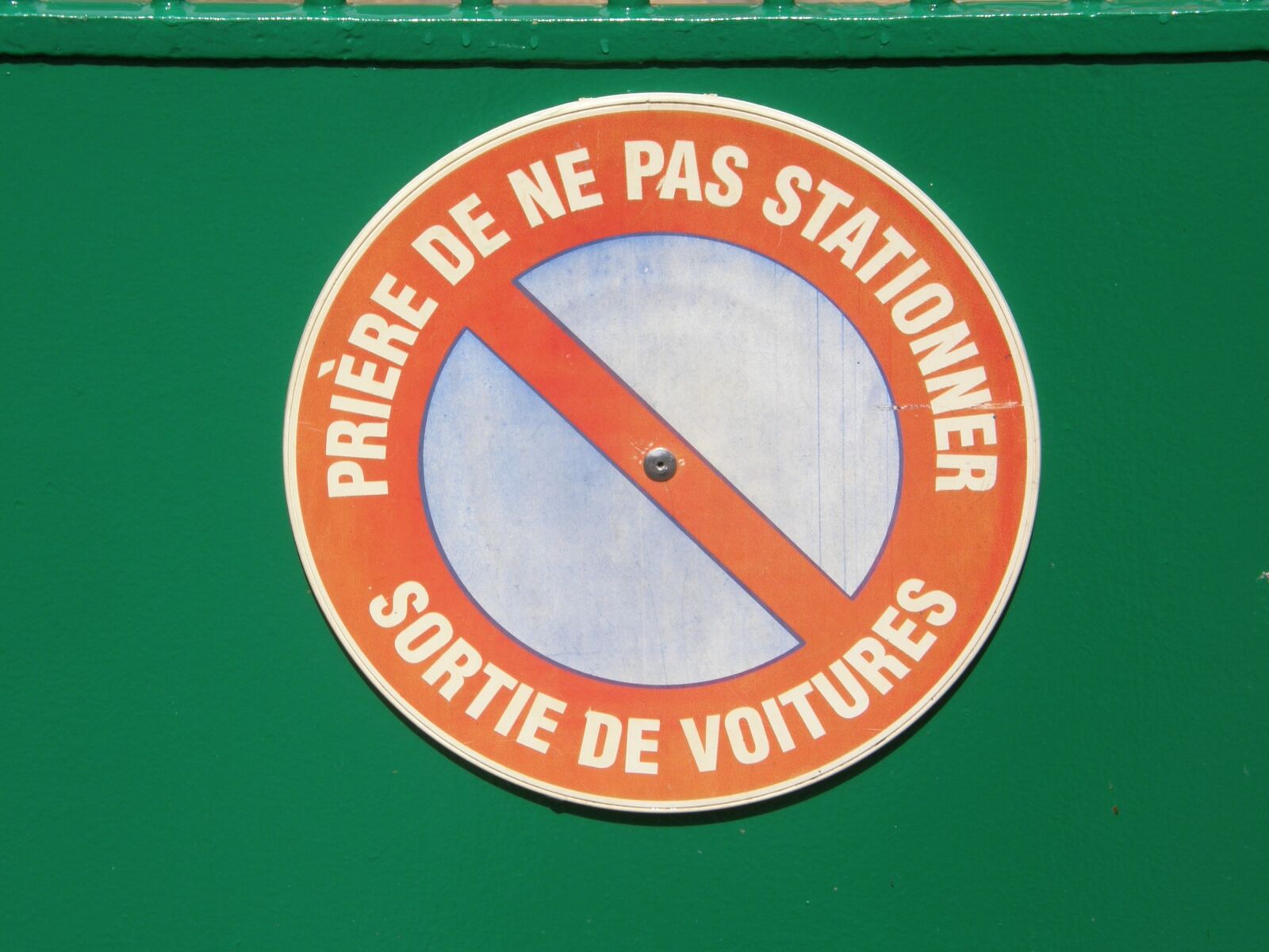 Olympus SP550UZ sample photo. French, sign, danger photography