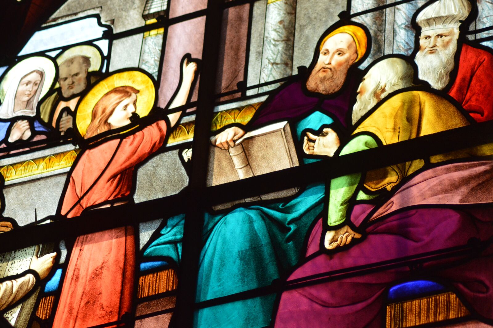 Nikon D3200 sample photo. Stained glass, window, church photography