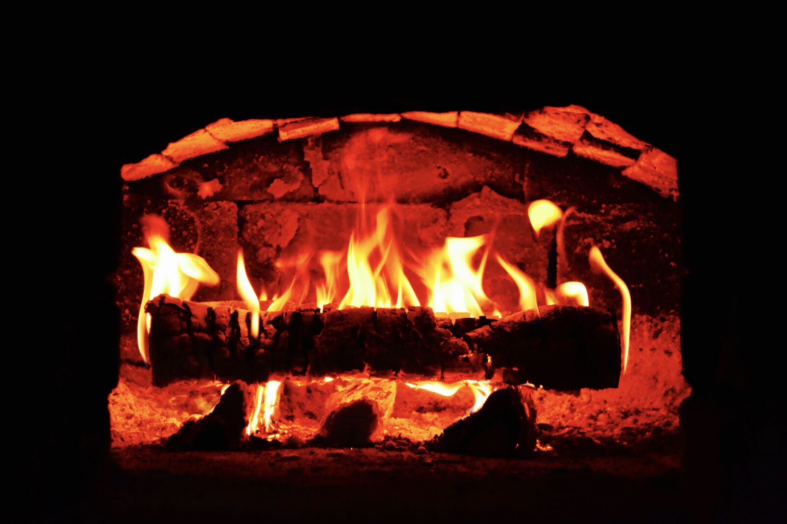 Nikon D3100 sample photo. Fire, oven, hot photography