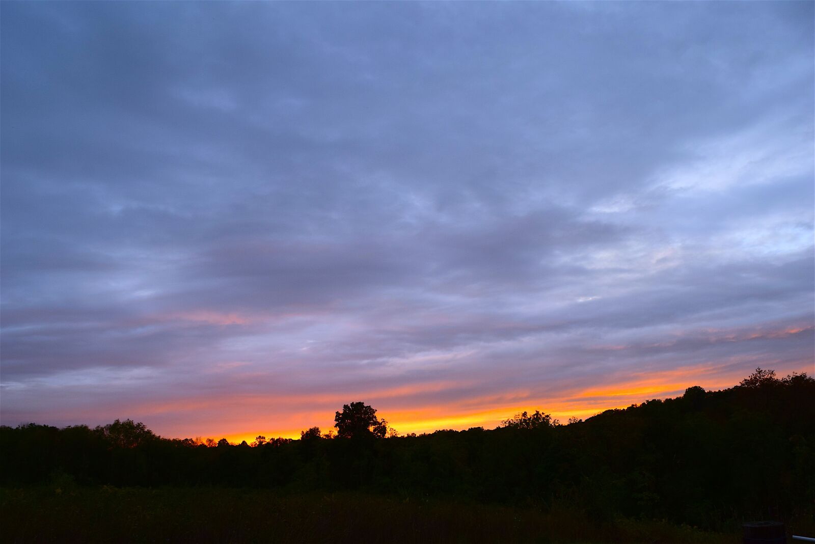 Nikon D3300 sample photo. Sunset, sky, trees photography