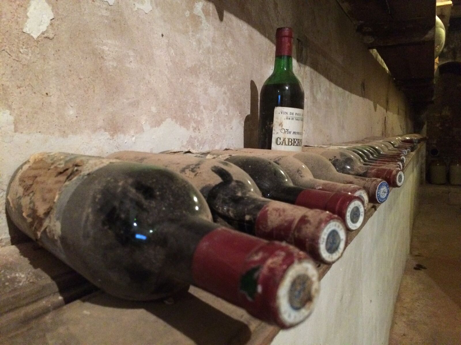 iPhone 5s back camera 4.15mm f/2.2 sample photo. Wine, bottle, cellar photography