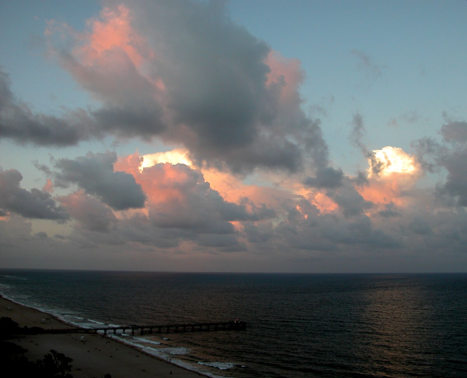Nikon E5700 sample photo. Clouds, clouds over atlantic photography