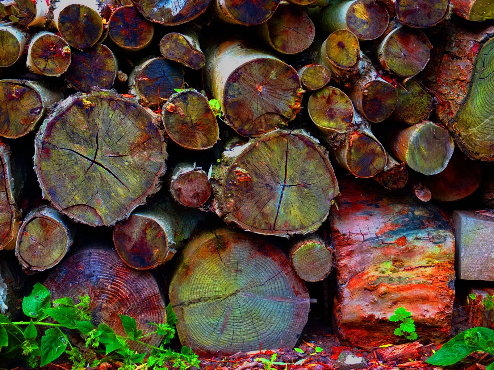 Fujifilm X10 sample photo. Logs, wood, trunk photography