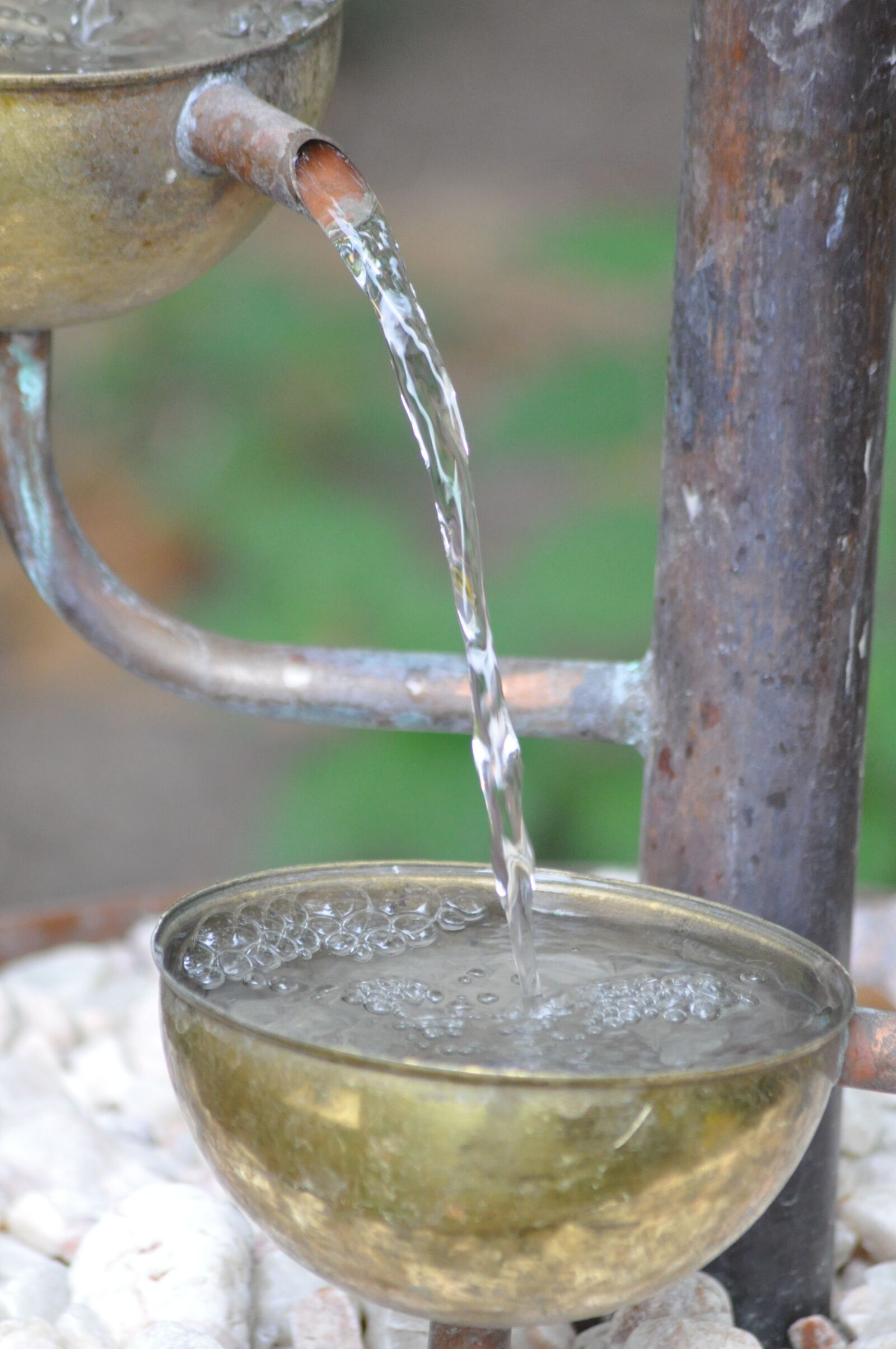 Nikon D5000 sample photo. Brunnen, landpartie, wasser photography
