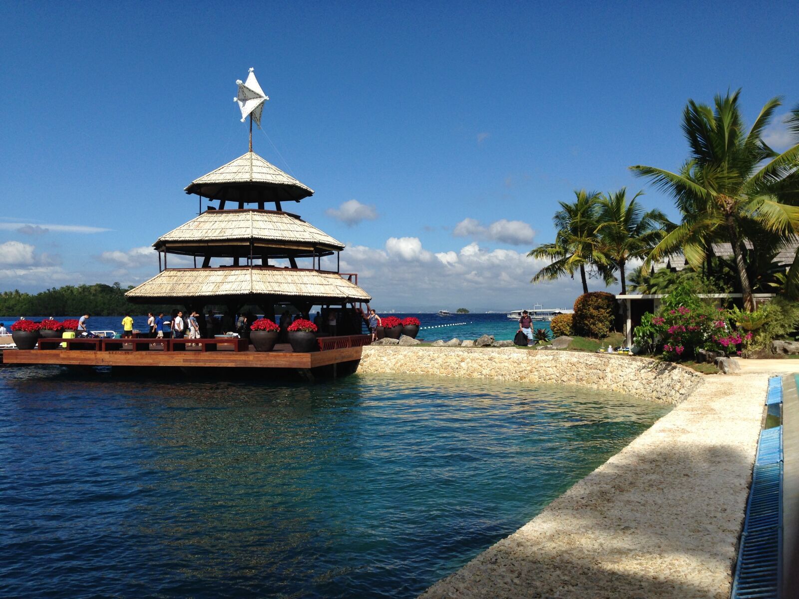 iPhone 5 back camera 4.12mm f/2.4 sample photo. Pearl farm, davao, beach photography