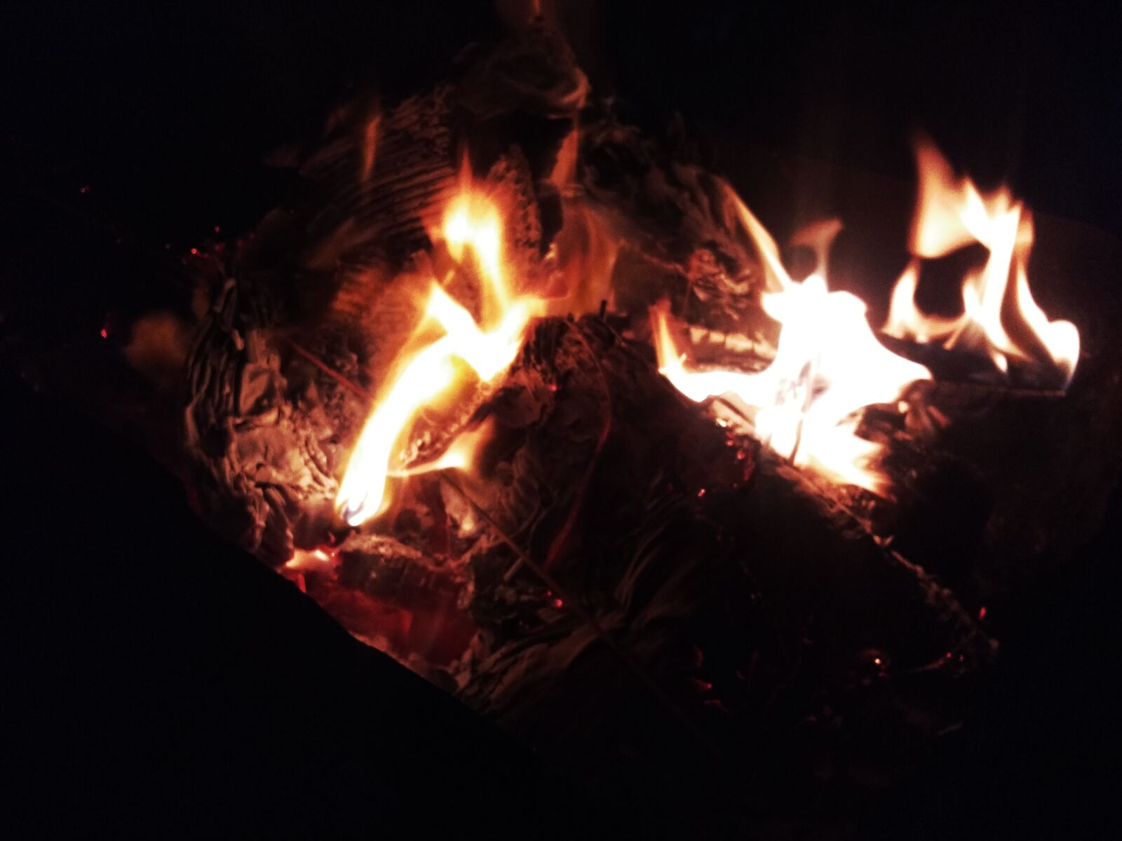 Motorola Moto G (4) sample photo. Fire photography