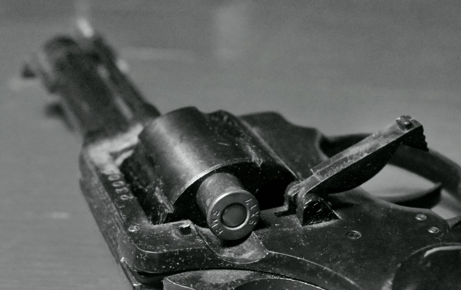 Nikon D5600 sample photo. Revolver, weapon, cartridge photography