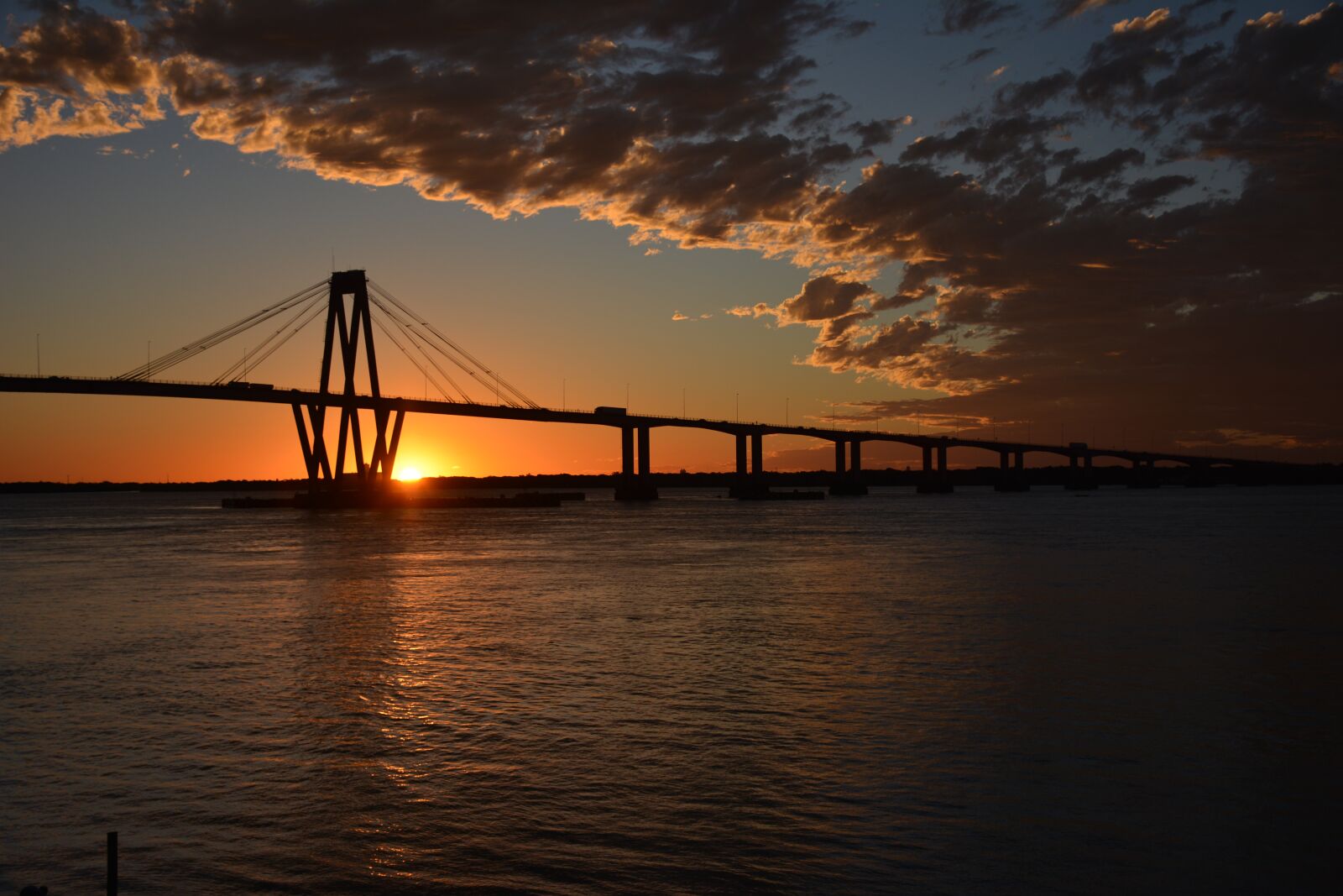 Nikon D7100 sample photo. Bridge, sun, sunset photography