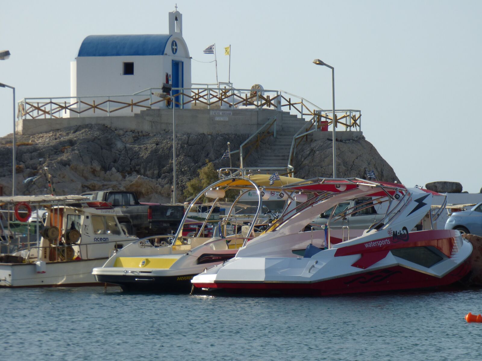 Panasonic DMC-FZ72 sample photo. Greece, port, ships photography