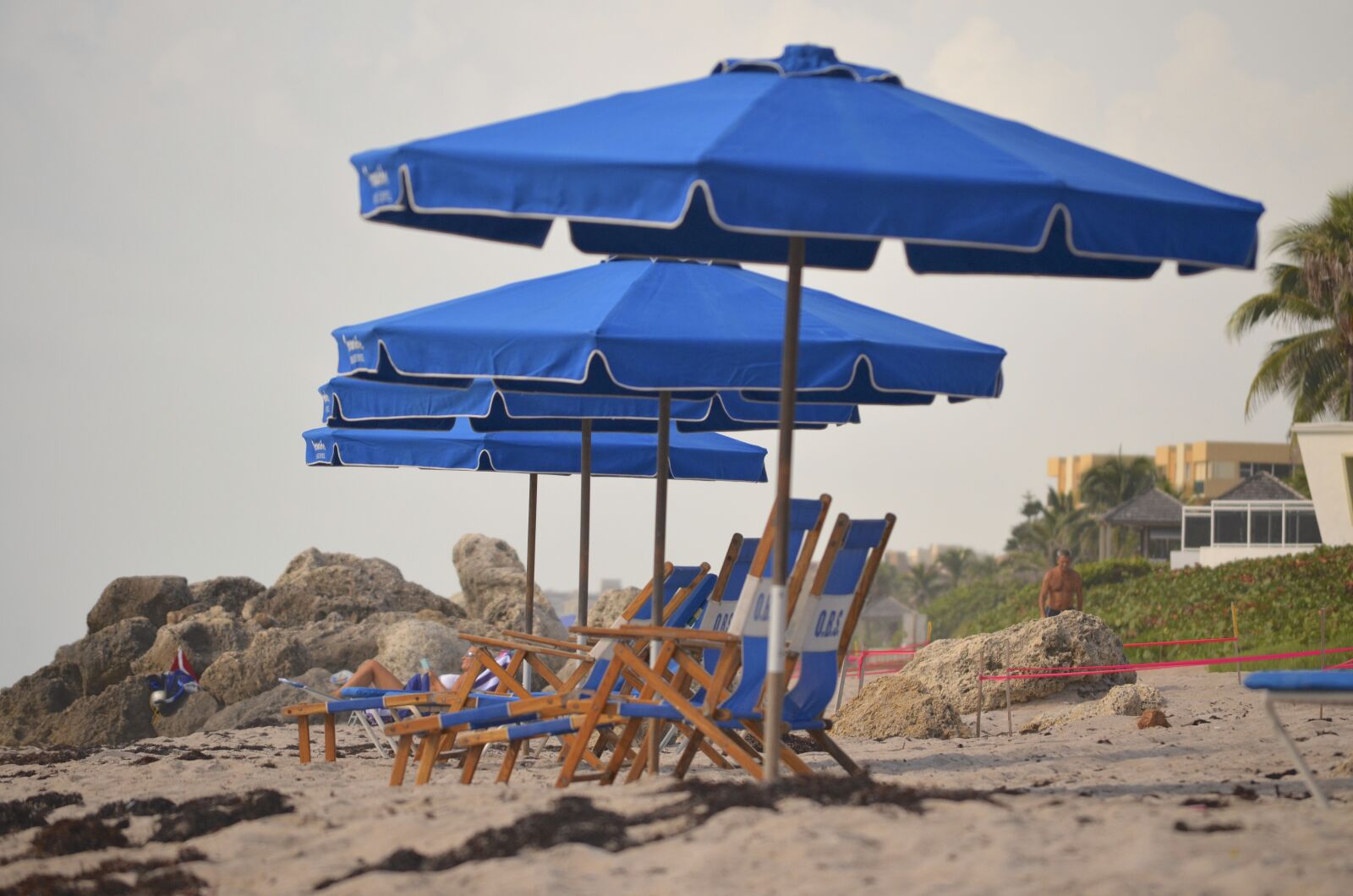 Nikon D5100 sample photo. Beach, beach chairs, beach photography
