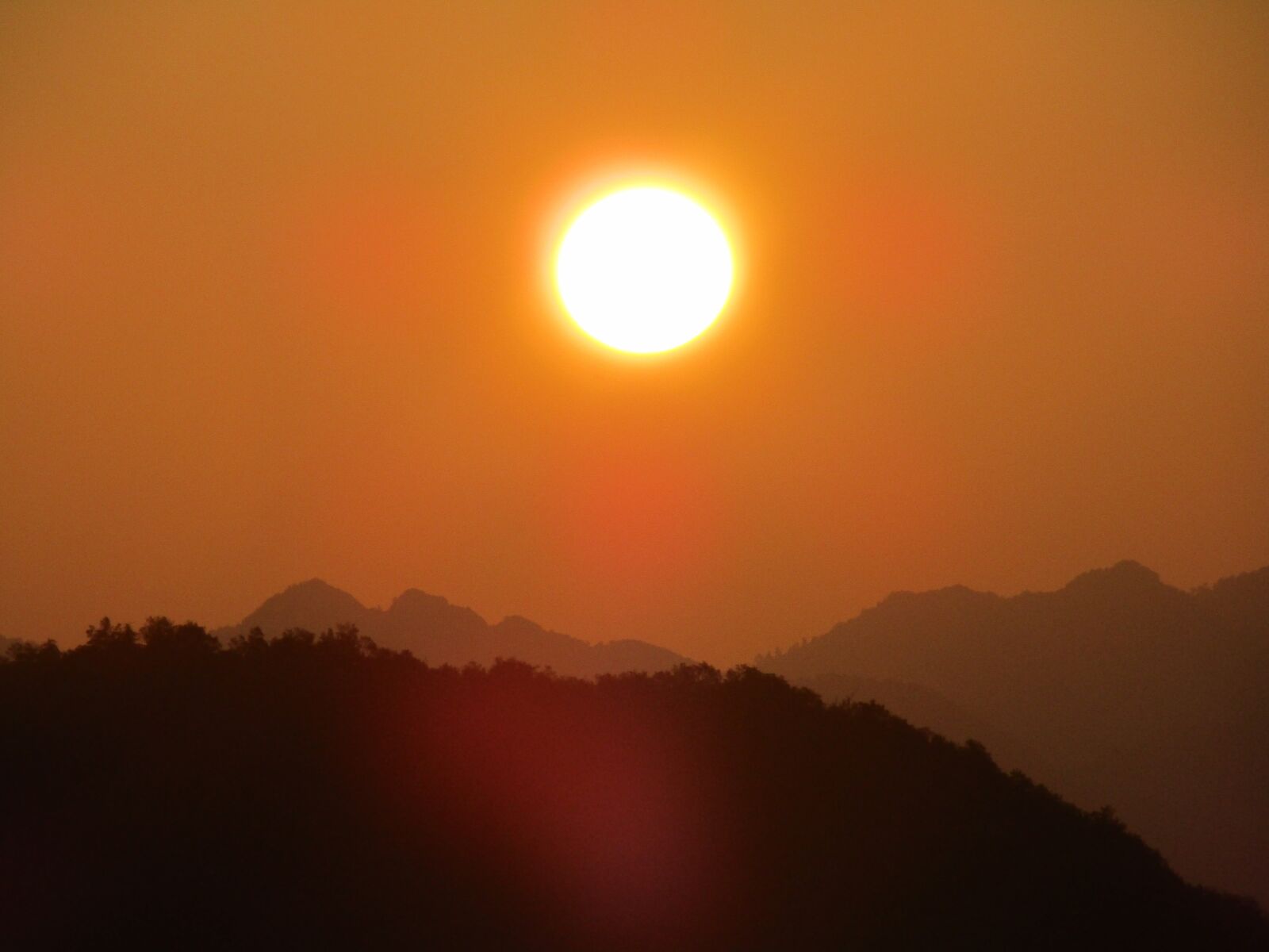 Canon POWERSHOT SX430 IS sample photo. Mountains, sunrise, sun photography