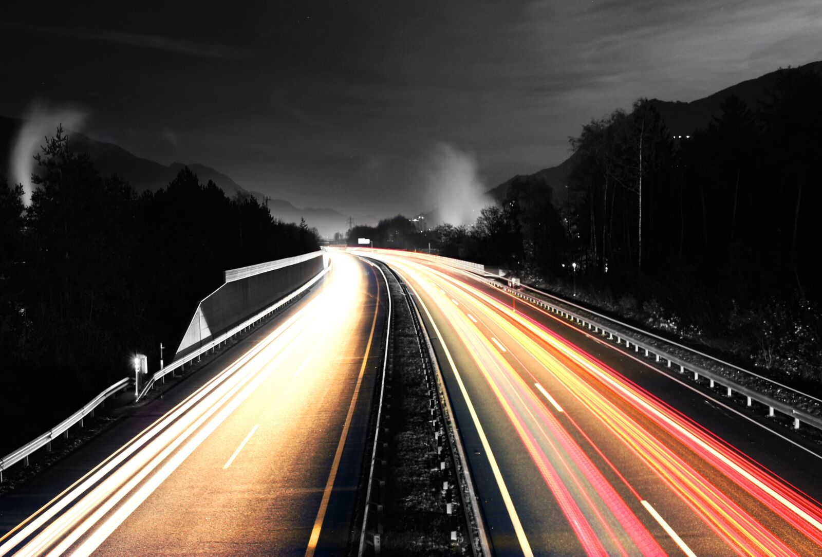 Canon EOS 600D (Rebel EOS T3i / EOS Kiss X5) sample photo. Highway, long exposure, autos photography