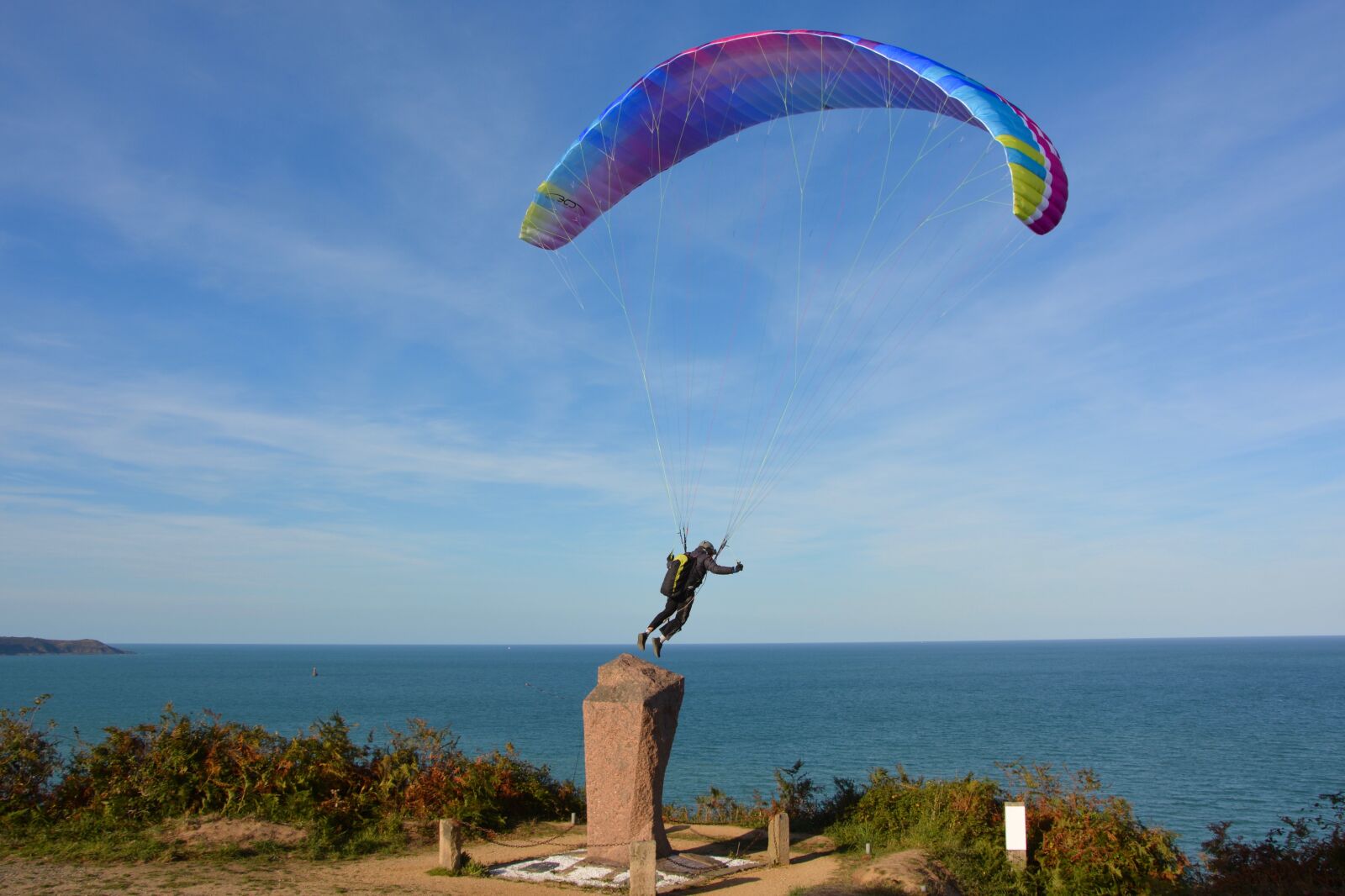 Nikon D5200 sample photo. Paragliding, paraglider, paragliding take-off photography