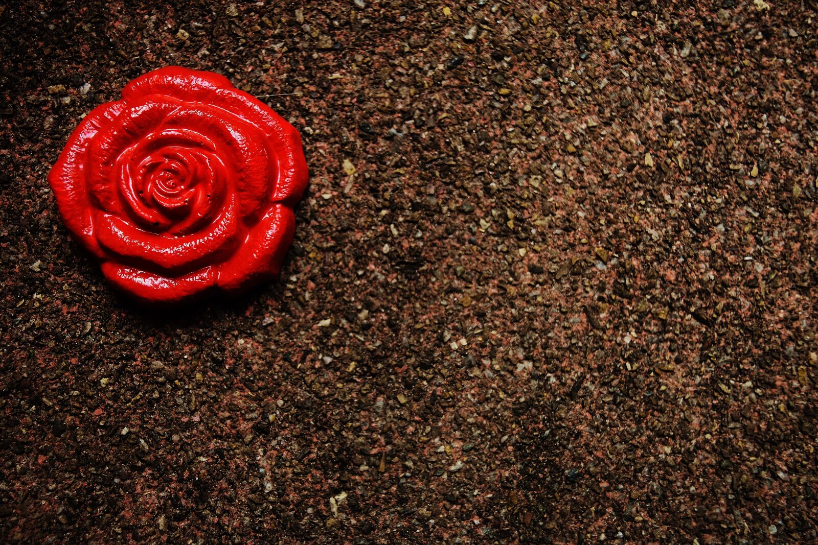 Nikon D7200 sample photo. Rose, gypsum, painted photography