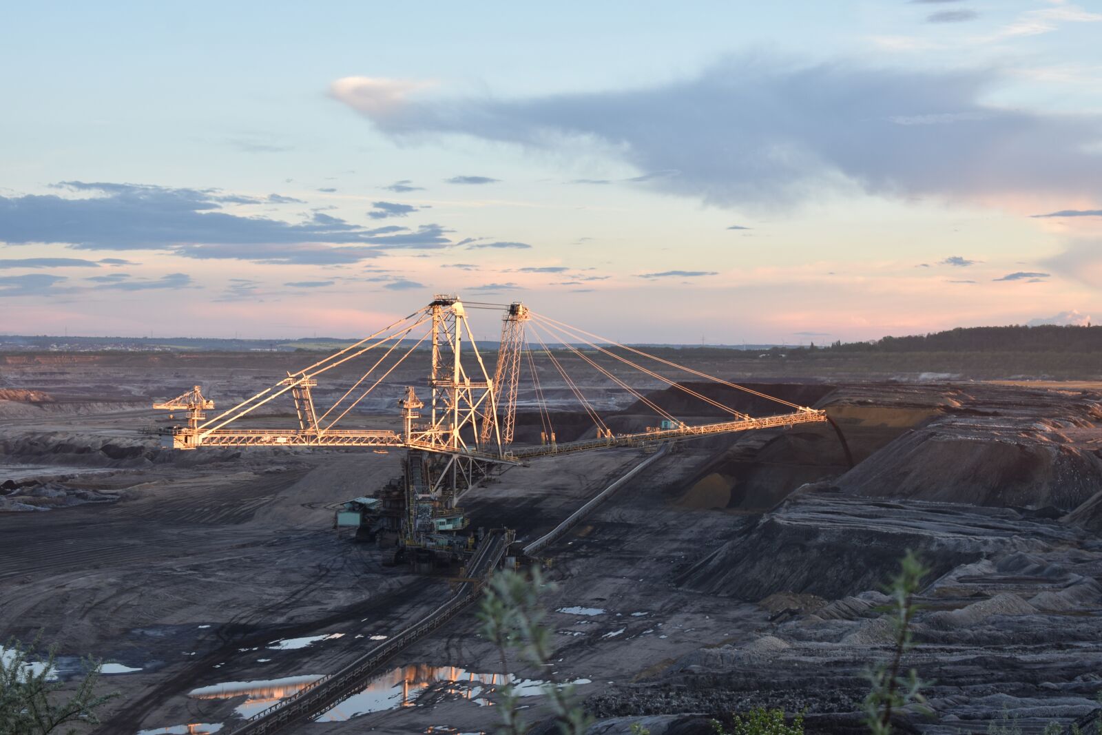 Nikon D3400 sample photo. Brown coal, open pit photography