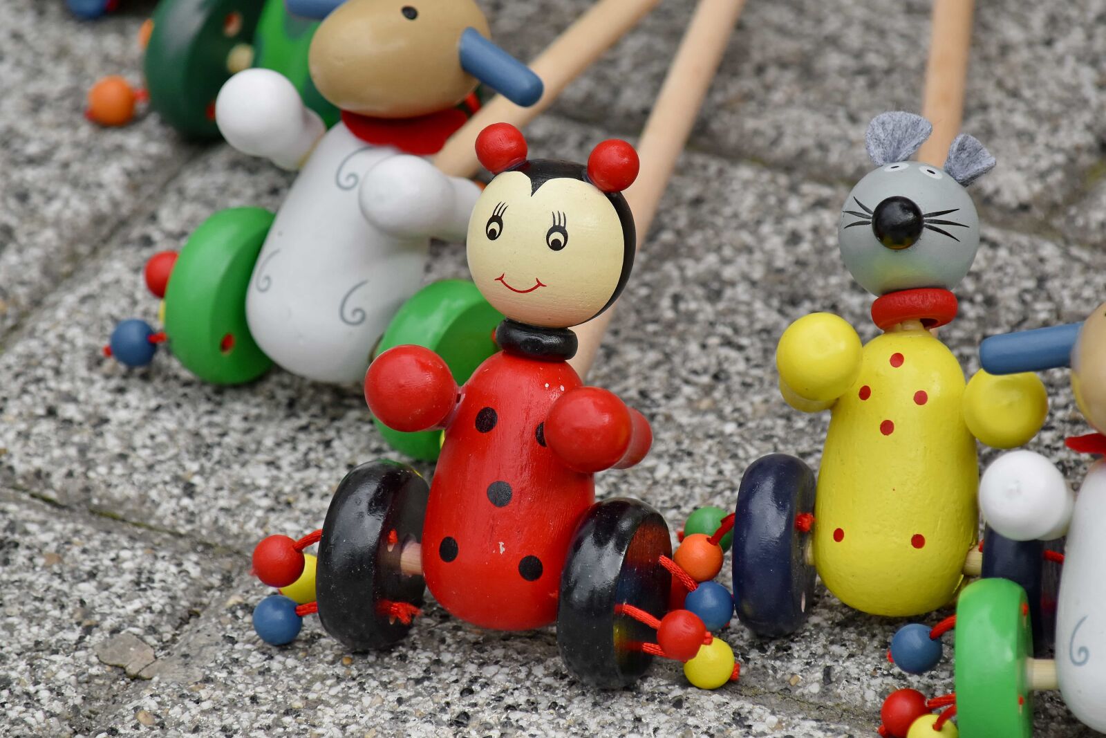 Nikon D5500 sample photo. Old fashioned, pavement, toys photography