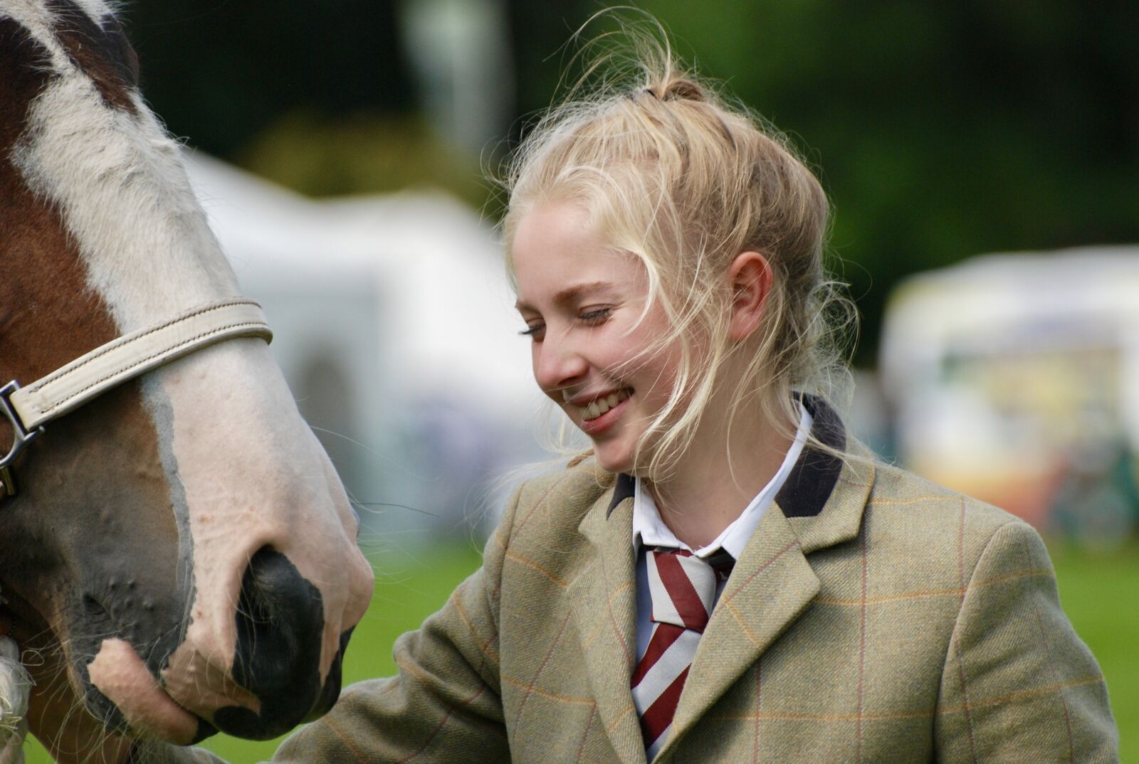 Nikon D80 sample photo. Happy, horse, girl photography