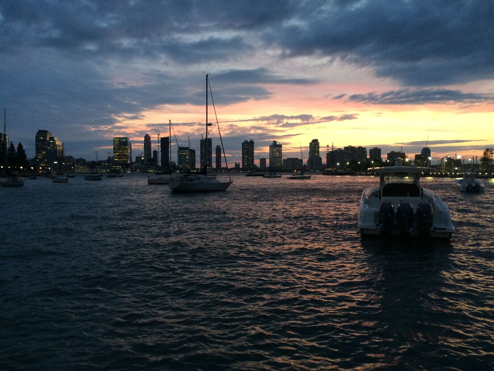 Apple iPhone 5s sample photo. Boat, harbor, sunset photography