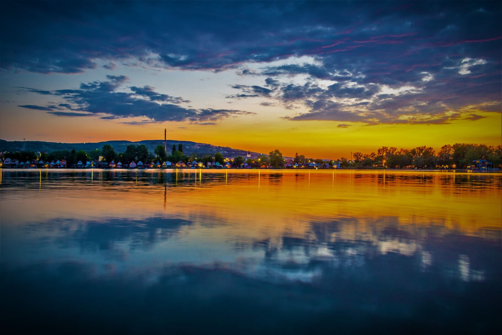 Nikon D7200 sample photo. Reflection, lake, sunset photography
