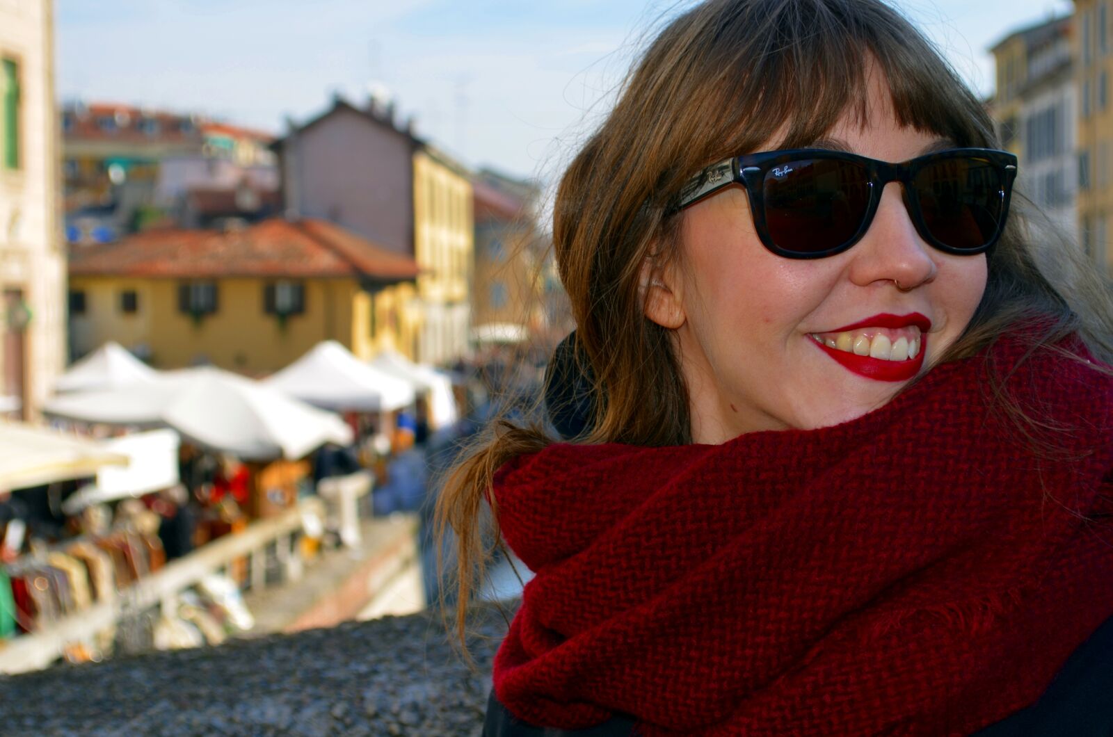 Nikon D5100 sample photo. Girl, milan, navigli photography