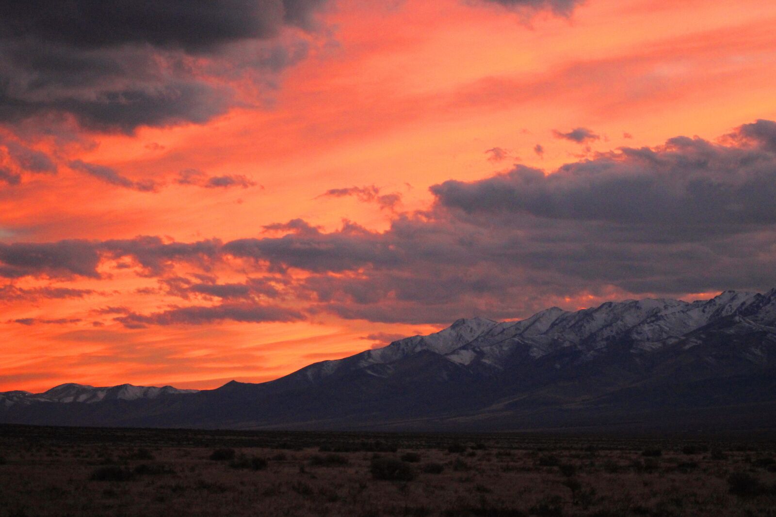 Canon EOS 600D (Rebel EOS T3i / EOS Kiss X5) + Canon EF 75-300mm f/4-5.6 sample photo. Desert, night, sunset photography