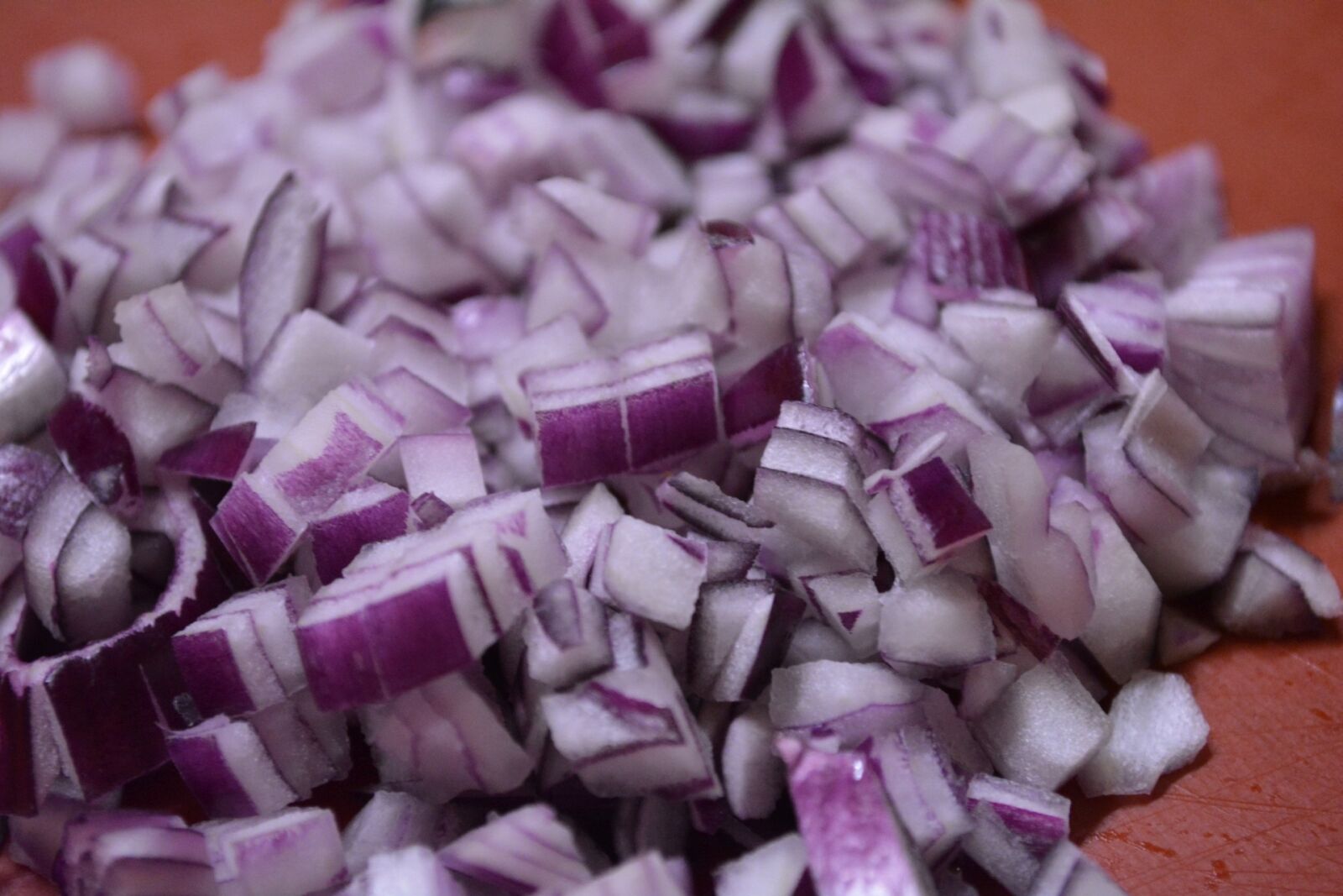 Nikon D5200 sample photo. Onion, hack, minced ' photography