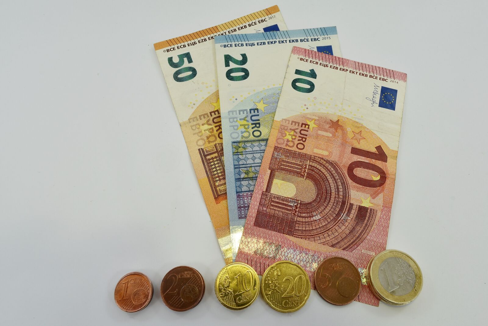 Nikon D5500 sample photo. Cent, coins, euro, europe photography
