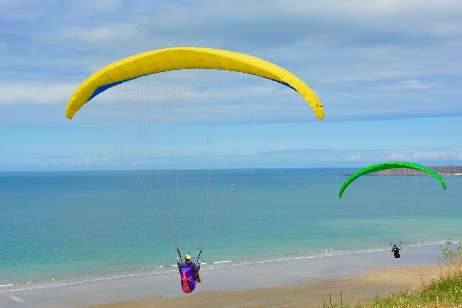 Nikon D5200 sample photo. Paragliding, paraglider, fifth wheel photography