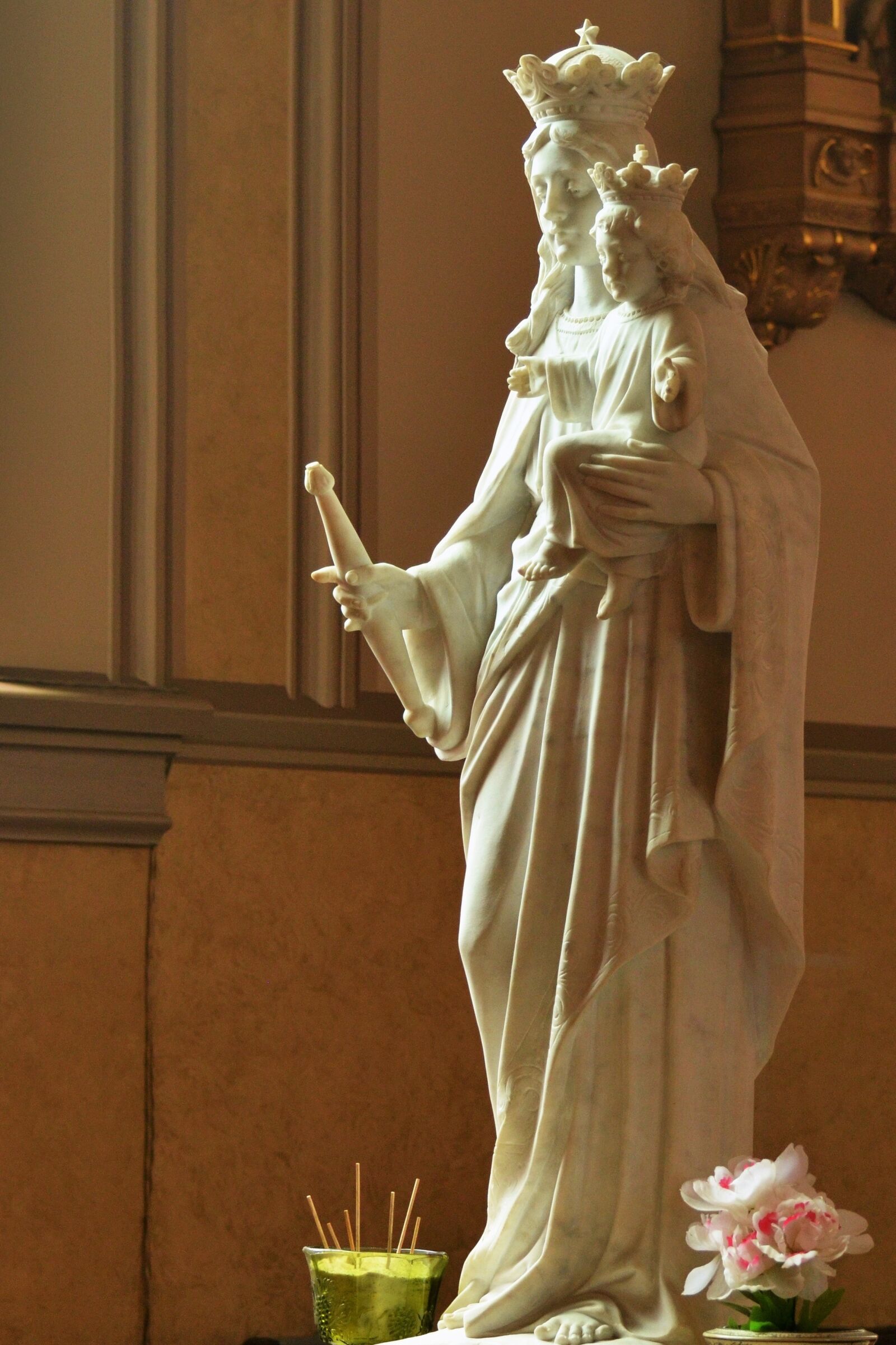 Nikon D5100 sample photo. Statue, mary, religious photography