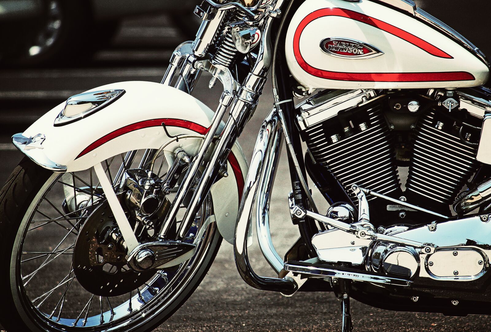 Canon EOS 500D (EOS Rebel T1i / EOS Kiss X3) sample photo. Harley davidson, motorcycle, red photography